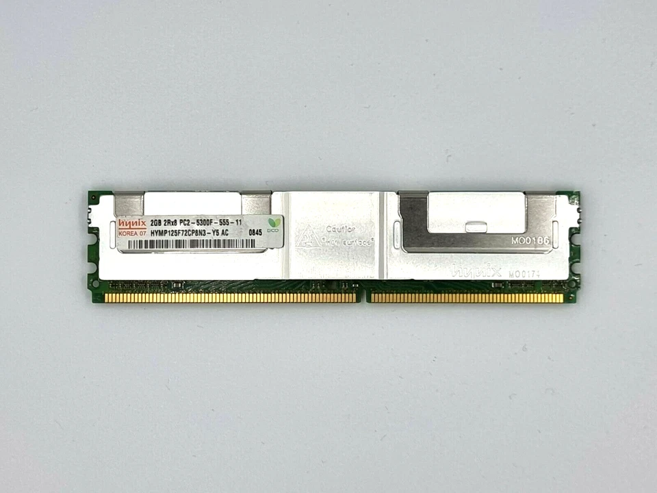 2GB RAM SERVER Hynix DDR2 DIMM 667MHZ Memory PC5300F ECC - Immagine 2 di 4