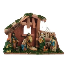Christmas Stable Nativity of Scene Manger Scene Christmas Decor Ornaments Gifts