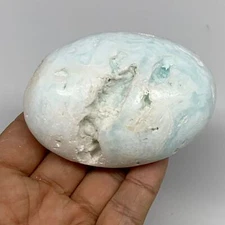 213.5g, 3.1"x2.2"x1.3", Caribbean Calcite Palm-Stone @Afghanistan, B23104