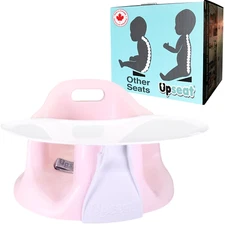 Upseat Baby Floor Seat Booster Chair for Sitting up with Removable Tray Meals