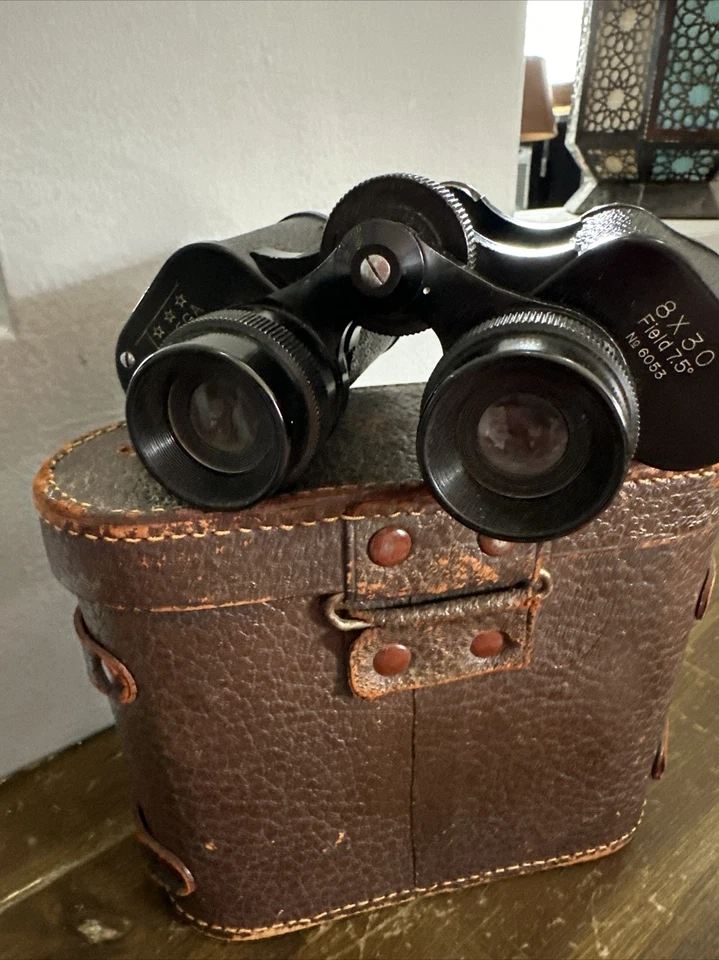 Vintage Japanese Binoculars - 8x30 No 6053 - Vomega Coated - Image 2 of 4