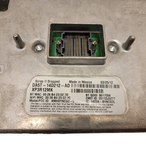 2012-2014 Ford Focus Sync Voice Recognition Module DM5T-14F239-AF - Picture 3 of 4
