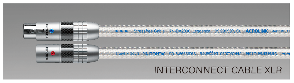 ケーブル・シールド ACROLINK 7N-DA2090 SPECIALE RCA CABLE ACROLINK CABLE 7N-DA2090 Leggenda 1.0m RCA 1.0M x 2 (3.2 ft