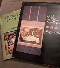 Needlepoint by design  Gold and Silver Needlepoint by Maggie Lane