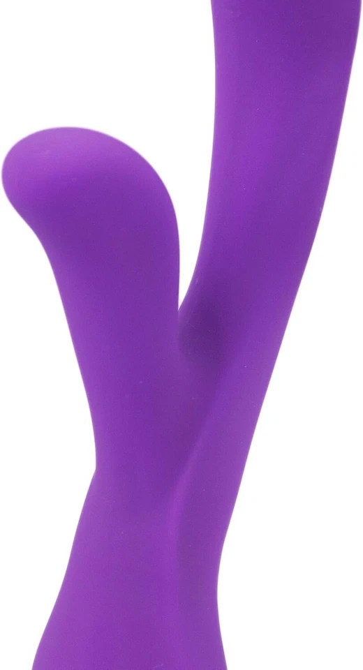 Vibrador de clítoris estilo conejo doble punto G orquídea 9x juguete sexual para mujer  Foto 2 de 4