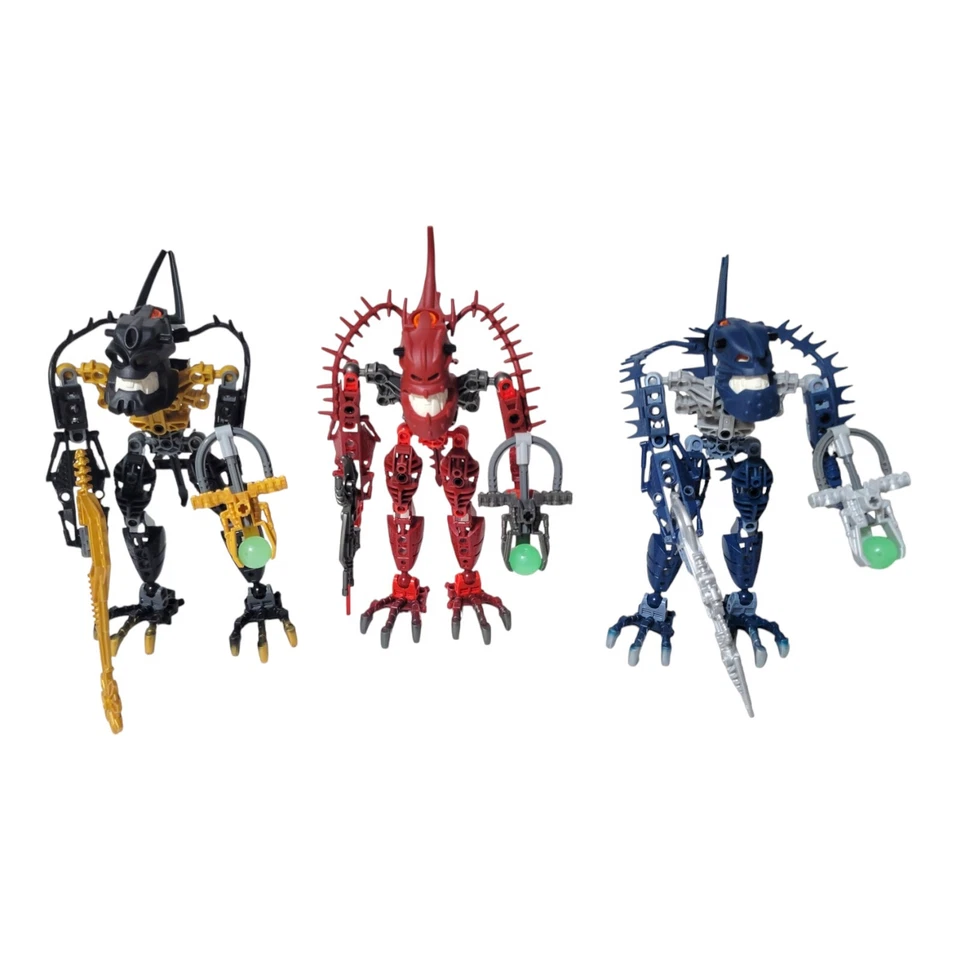 2006 LEGO Bionicle PIRAKA (8900-8905) со светящимися глазами и заморскими сферами  - Изображение 3 из 4