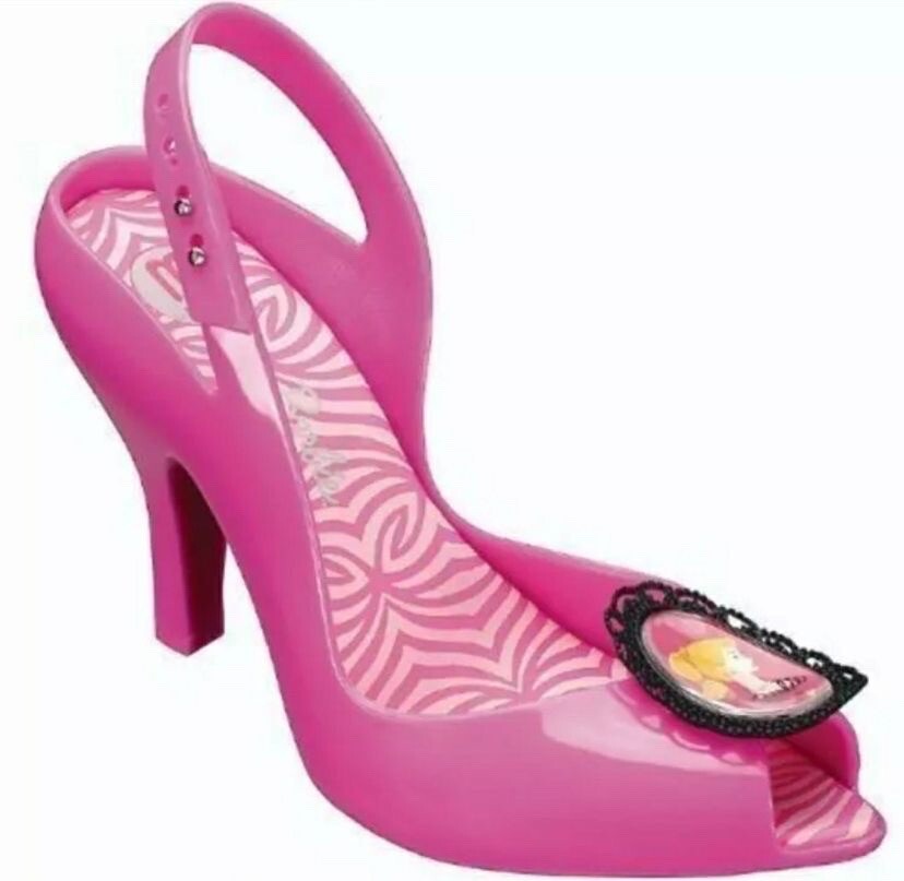 Melissa Barbie Pink heels Shoes Womens Sz 9 | eBay