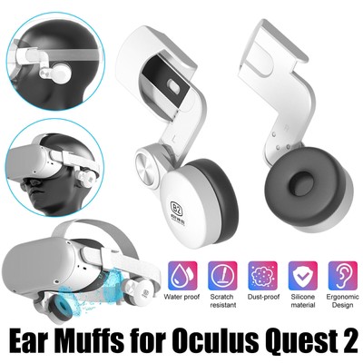 Verstellbare Ohrenschützer für Oculus Quest 2/Elite/Meta/KIWI, Kopfband-Zub V8O8