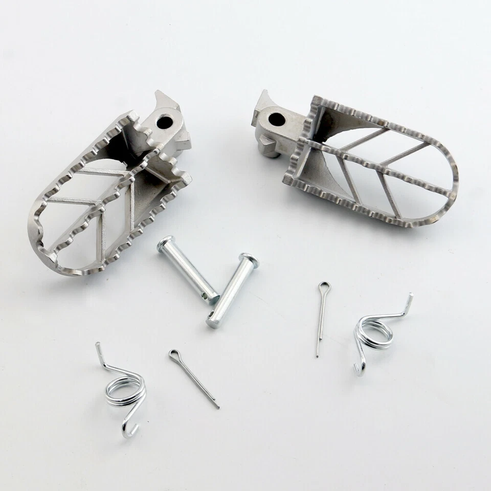 x2 clavijas de reposapiés de acero inoxidable TW200 PW50 PW80 Pit Dirt Motor Bike CRF50 Foto 4 de 4