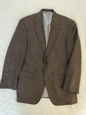 HART SCHAFFNER MARX Gold Trumpeter Loro Piana Cashmere Herringbone JKT Size 40