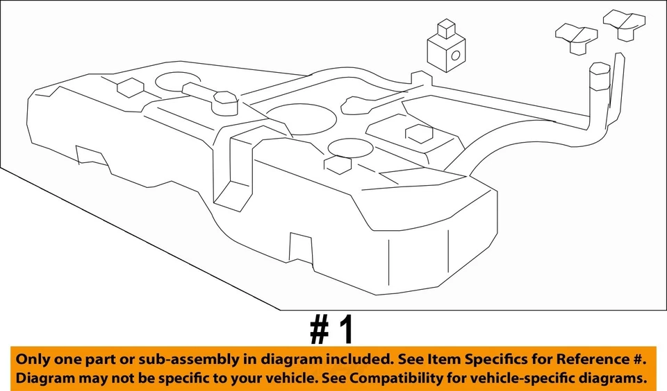 Used Fuel Tank fits: 2017 Honda Accord Sedan 2.4L AT CVT Canada emissions Grade Foto 4 de 4