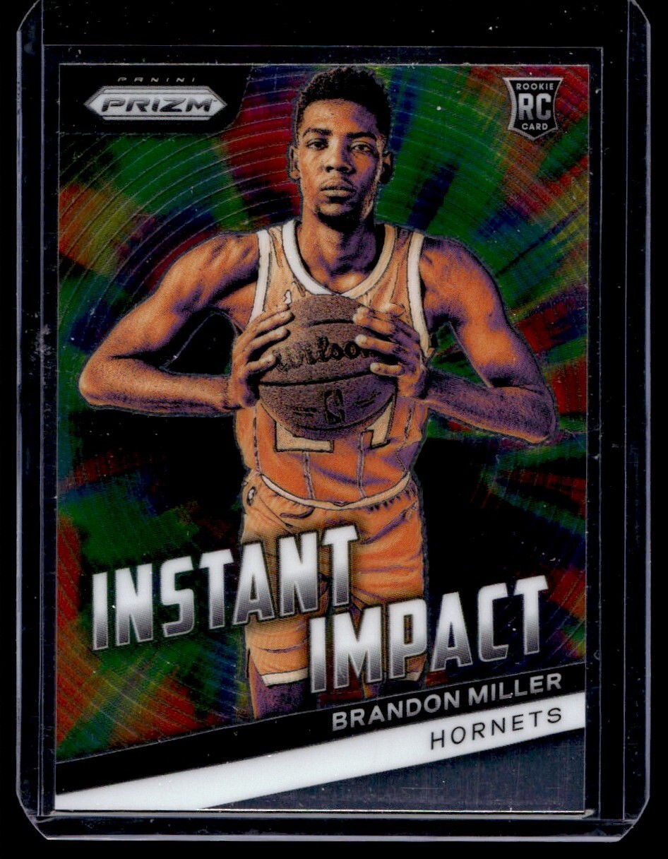 2023-24 Panini Prizm Instant Impact Brandon Miller Rookie A4 Charlotte Hornets
