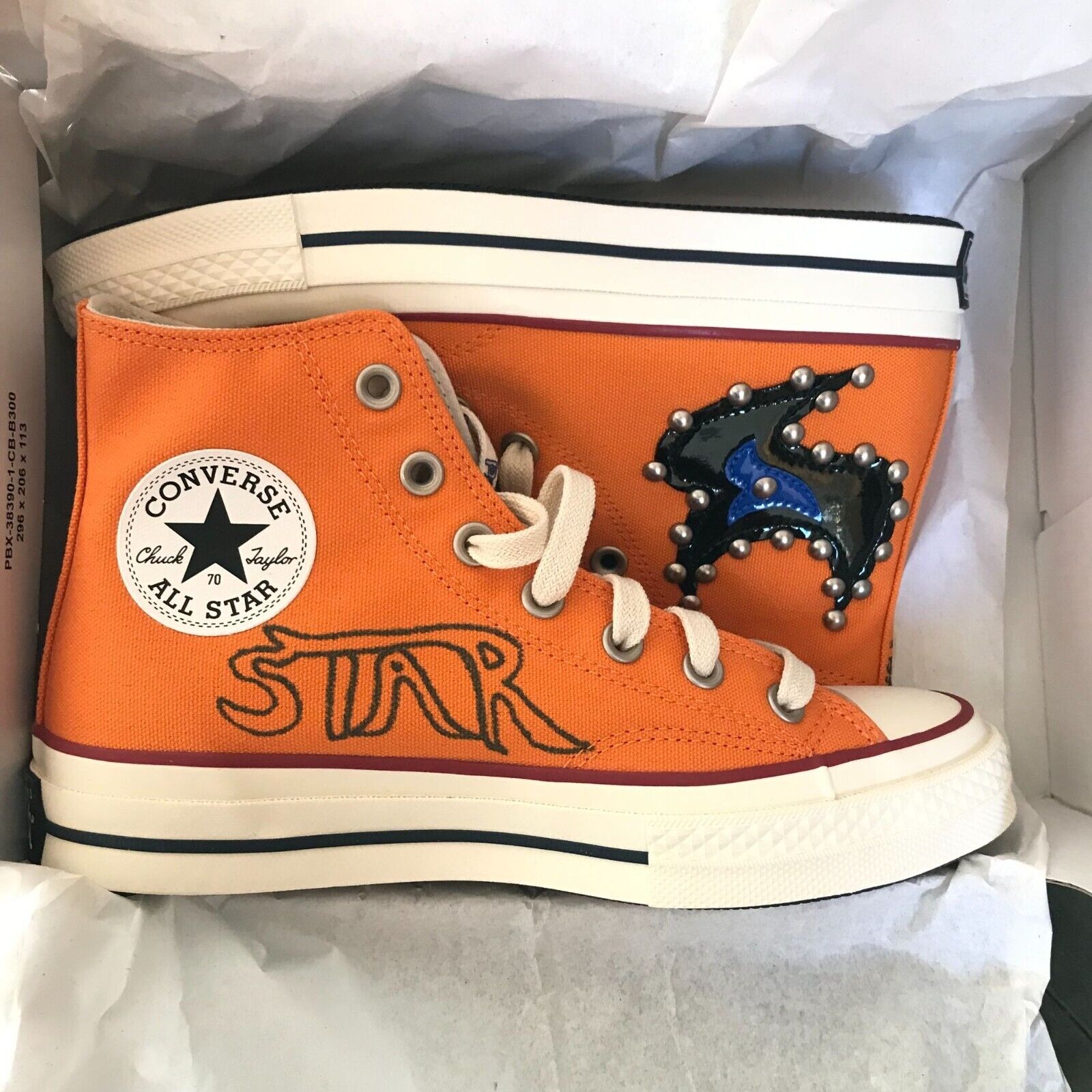 Size 7 - Converse Come Tees x Chuck 70 High Star Light Path Size 7 - Converse Come Tees x Chuck 70 High Star Light Path