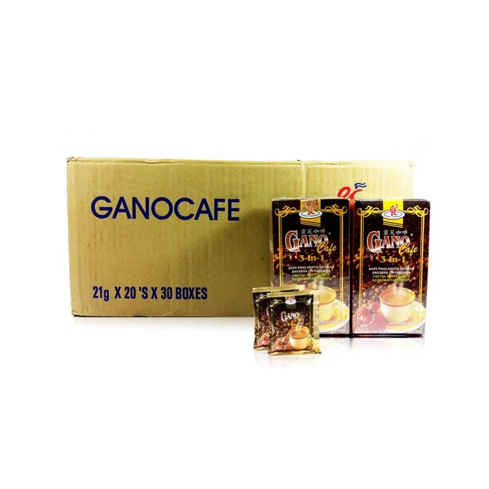 1-60 Scatole Gano Excel Cafe 3 in 1 Caffè Ganoderma Reishi Halal SPEDIZIONE GRATUITA - Immagine 3 di 4
