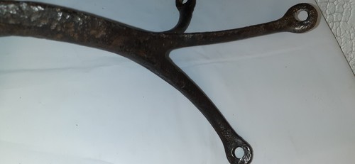 Antique Primitive Cast Iron Horse Buggy Wagon Carriage Steps 7-8" Marked "133" - Picture 6 of 7