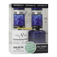 Cre8tion GelColor & Nail Polish Soak Off 0.5fl.oz Duo 288- Ocean Castle