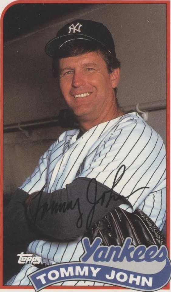 1989 Topps/LJN Baseball Talk - Tommy John #139 - 1 of 1