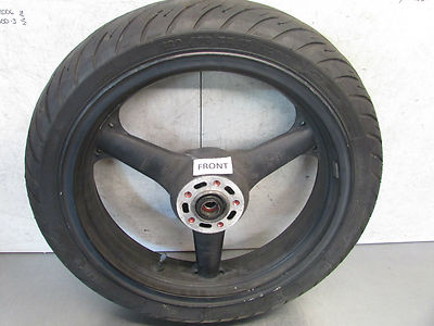 B203 G KAWASAKI NINJA ZX 600 J 2006 OEM FRONT WHEEL 