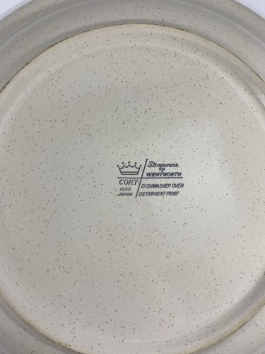 Wentworth Stoneware Servizio Piatto 12” Tondo CORY Giallo Floreale Giappone MCM VINTAGE - Foto 2 di 6