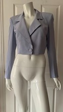 Monot Lilac Crop Blazer Nwt Us 6 Uk 10