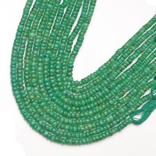 Natural Emerald Beads 13 Inch Strand 5-6 MM B...
