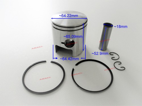 For Ski-Doo Snowmobile Motoneige Futura 400, E Piston kit 09-769 STD with Ring - Picture 9 of 10