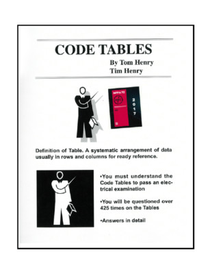 Code Tables Book (2017 NEC Version) by Tom Henry