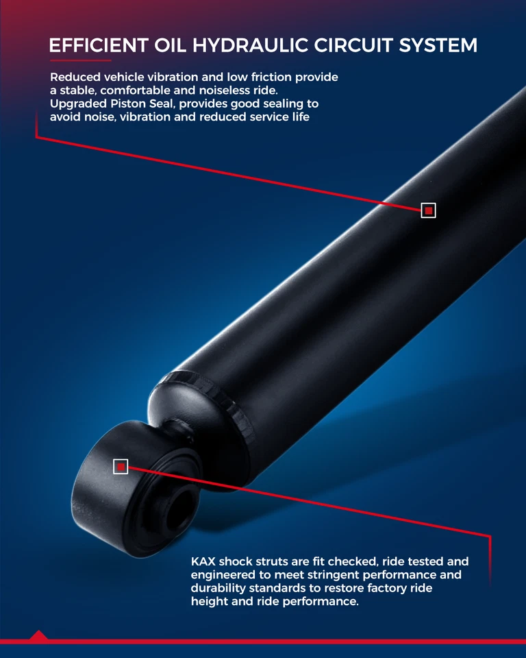 Rear Pair Shock Strut Absorber For 2001-2007 Ford Escape 2001-2006 Mazda Tribute - Image 4 of 4