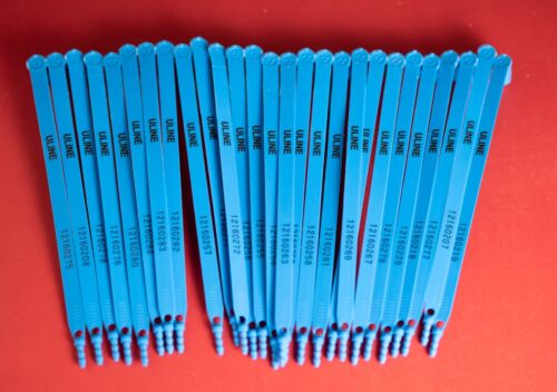 27 Uline Numbered Plastic Truck Container Seals Tamper Evident ~ Brand New