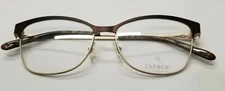 INFACE NIFTIES DANISH OPTICS IF8459-5031 BROWN METAL EYEGLASSES FRAME 50-14-135