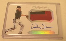DANSBY SWANSON 2017 Panini Flawless Autograph & Patch #RPA-DS2 07/25 Baseball