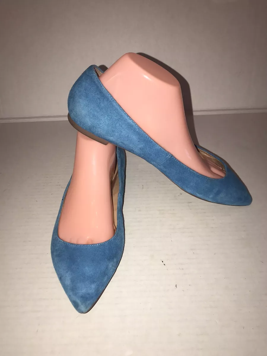 Flats with sales turquoise soles