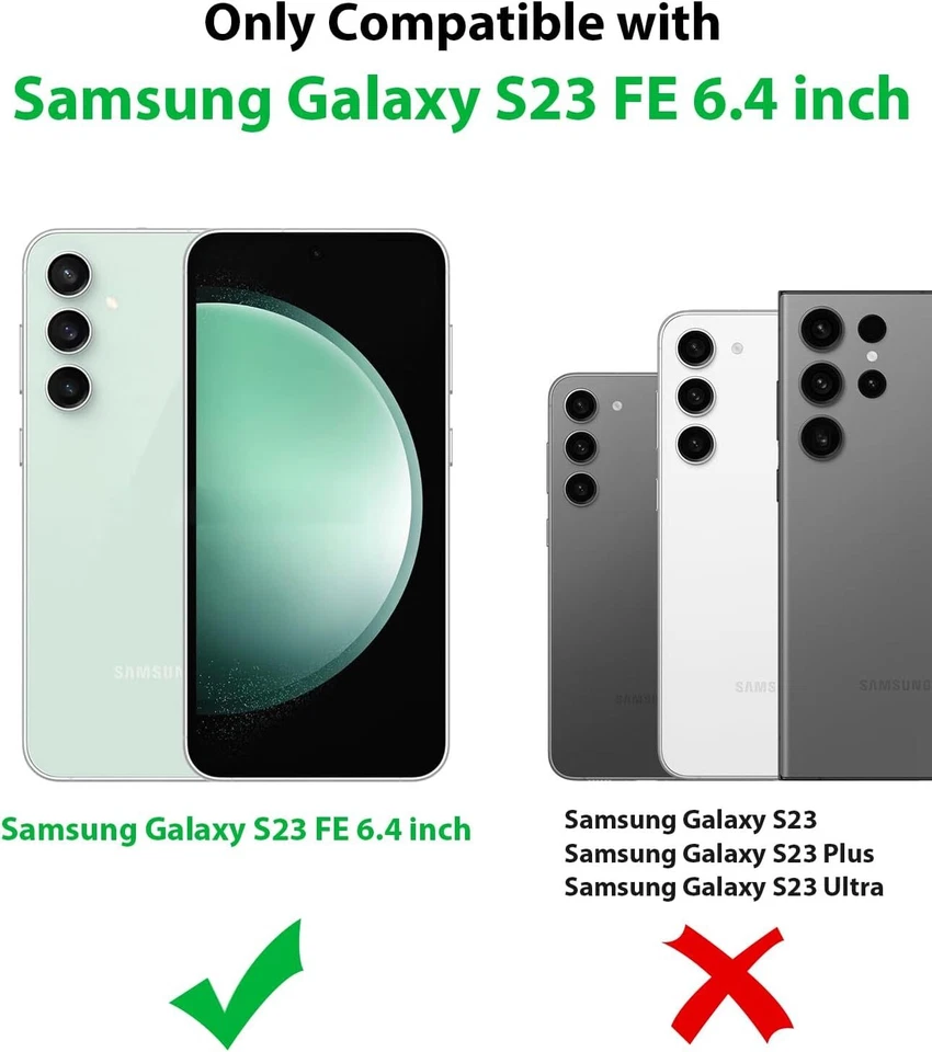 Funda protectora resistente a prueba de golpes para teléfono Samsung Galaxy S23 FE 5G Foto 2 de 4