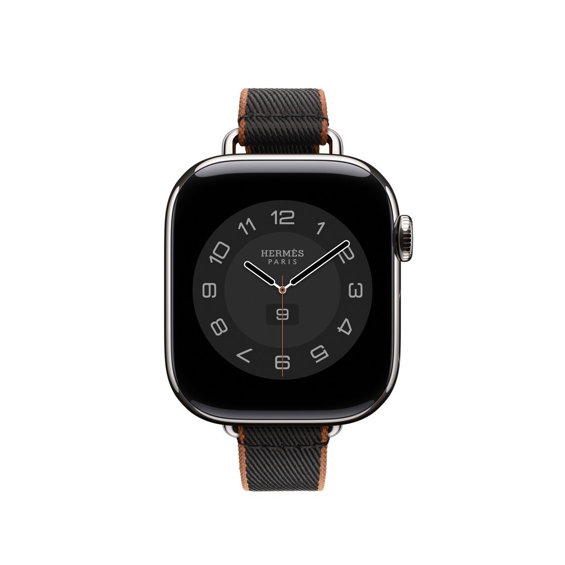 Apple Watch Hermès - 42mm Noir/Gold Twill Jump Attelage