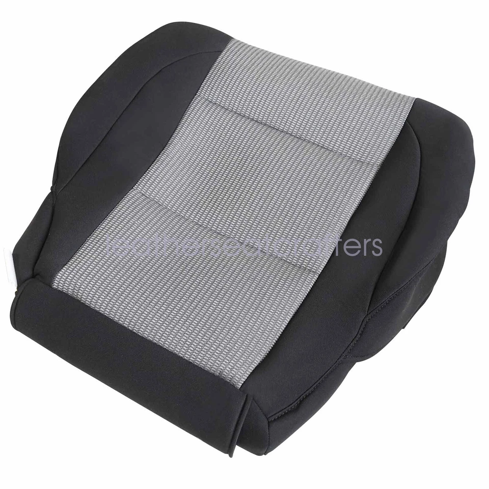 For 2004-2007 Nissan Titan Driver Bottom Replacement Cloth Seat COVER Gray/Black - Изображение 3 из 4