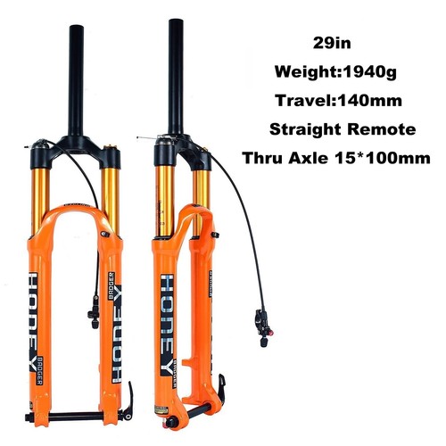 Mountain Bike Air Fork Shock Absorber Lock Control 140-160mm Travel 27.5/29inch - Picture 12 of 48