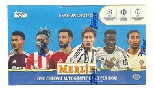 2024/25 Topps UEFA Club Competitions Merlin Chrome Soccer Hobby Box