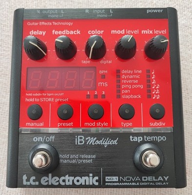 TC Nova Delay ND-1 IB Modified   die TC Delay Legende