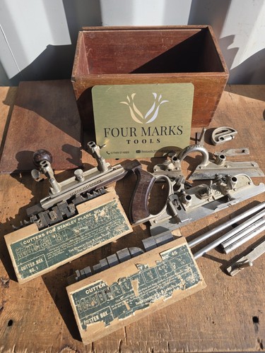 Stanley Sweetheart No.45 Combination Plane With Wooden Box - Picture 2 of 13