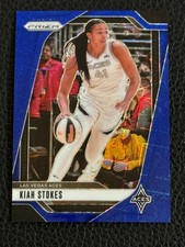 2024 Panini Prizm WNBA - Kiah Stokes #122 Blue Velocity Prizm