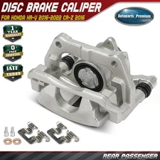 Rear Passenger Side Brake Caliper w/ Bracket for Honda HR-V 2016-2022 CR-Z 2016