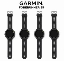 Garmin Forerunner 55 GPS Running Watch 42mm Black Heart Rate, 2 Week Battery