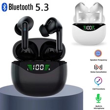 Bluetooth Earbuds Headset 5.3 Wireless Noise Cancelling TWS Trucker Waterproof