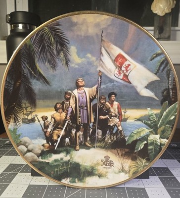 W.S. George: Columbus Discovers America ''Ashore at Dawn'' by Jordi Penalva