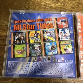 World Series Baseball 2K1 (Sega Dreamcast, 2000) Sega All Stars NFR Disk CIB