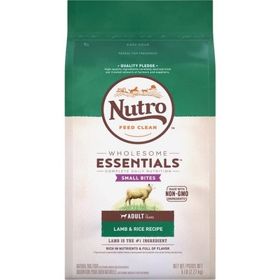 Nutro Wholesome Essentials Small Bite 5 Lb. Lamb & Rice Adult Dry Dog Food Nutro