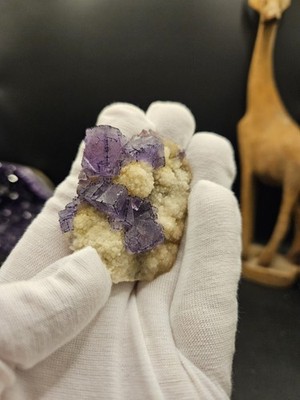 QR Code Fluorite From The Dachang Mine, Qinglong, Guizhou, China   A GRADE
