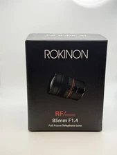 Rokinon 85mm f/1.4 Manual Focus for Canon RF - Excellent