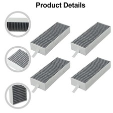 Reliable Performance Carbon Filters for Siemens and For Bosch Hoods Pack of 4