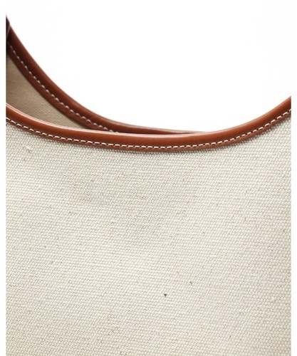 BAPY A Bathing Ape Hobo Bag Lederbesatz Canvas elfenbein YK2089011 Japan limitiert - Bild 6 von 8